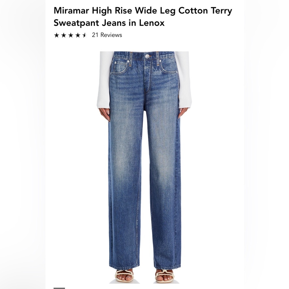 Rag & Bone Miramar Wide Leg Jeans